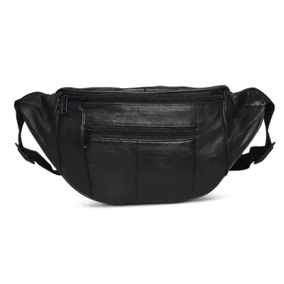 Bæltetaske stor - lammeskind