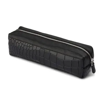 Pia Ries kosmetikpung M – krokopræget kalveskind